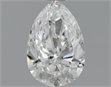 1.00 Carats, Pear Diamond with  Cut, D Color, SI2 Clarity and Certified by GIA