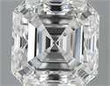 1.01 quilates, Asscher Diamante , Color F, claridad VS2 y certificado por GIA
