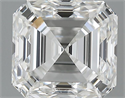 1.08 Carats, Asscher Diamond with  Cut, F Color, VS1 Clarity and Certified by GIA