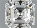 1.02 quilates, Asscher Diamante , Color F, claridad VVS2 y certificado por GIA