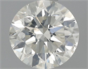 0.70 Carats, Round Diamond with Fair Cut, K Color, I1 Clarity and Certified by GIA