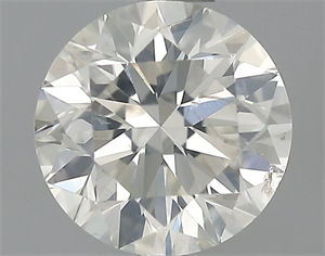 Picture of 0.70 Carats, Round Diamond with Fair Cut, K Color, I1 Clarity and Certified by GIA