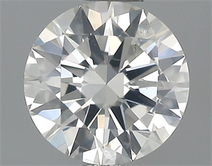 Picture of 0.50 Carats, Round Diamond with Very Good Cut, J Color, SI2 Clarity and Certified by GIA