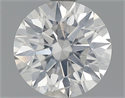 1.04 Carats, Round Diamond with Very Good Cut, F Color, I1 Clarity and Certified by GIA