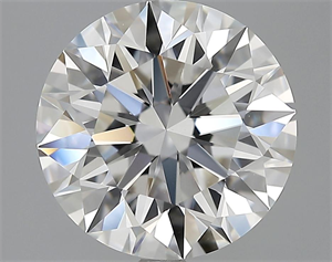 Picture of 3.65 Carats, Round Diamond with Excellent Cut, F Color, IF Clarity and Certified by GIA