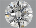6.01 Carats, Round Diamond with Excellent Cut, G Color, VS1 Clarity and Certified by GIA