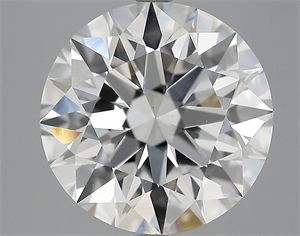 Picture of 6.01 Carats, Round Diamond with Excellent Cut, G Color, VS1 Clarity and Certified by GIA