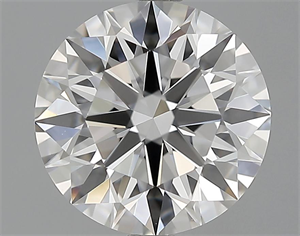 Picture of 2.51 Carats, Round Diamond with Excellent Cut, E Color, IF Clarity and Certified by GIA
