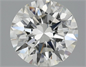 3.18 Carats, Round Diamond with Excellent Cut, I Color, VVS2 Clarity and Certified by GIA
