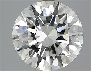 Picture of 4.02 Carats, Round Diamond with Excellent Cut, I Color, VVS1 Clarity and Certified by GIA