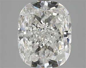 Picture of 5.05 Carats, Cushion Diamond with  Cut, H Color, SI1 Clarity and Certified by GIA
