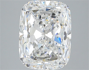 Picture of 4.03 Carats, Cushion Diamond with  Cut, E Color, SI1 Clarity and Certified by GIA