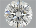 3.14 quilates, Redondo Diamante , Color H, claridad VVS1 y certificado por GIA