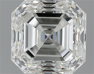 Picture of 2.50 Carats, Asscher Diamond with  Cut, H Color, VS1 Clarity and Certified by GIA