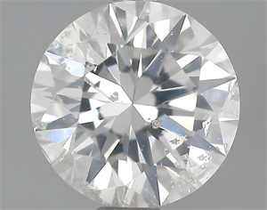 Picture of 0.70 Carats, Round Diamond with Excellent Cut, G Color, I1 Clarity and Certified by GIA