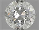 0.50 quilates, Redondo Diamante , Color H, claridad SI2 y certificado por GIA