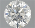 0.70 Carats, Round Diamond with Fair Cut, I Color, SI2 Clarity and Certified by GIA