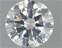 0.50 Carats, Round Diamond with Very Good Cut, G Color, SI2 Clarity and Certified by GIA
