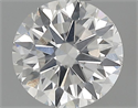 0.54 quilates, Redondo Diamante , Color F, claridad SI2 y certificado por GIA