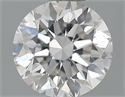 0.50 Carats, Round Diamond with Very Good Cut, F Color, SI2 Clarity and Certified by GIA