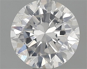 Picture of 0.50 Carats, Round Diamond with Fair Cut, F Color, SI2 Clarity and Certified by GIA