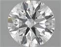 0.50 Carats, Round Diamond with Excellent Cut, G Color, SI1 Clarity and Certified by GIA