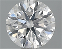 0.50 quilates, Redondo Diamante , Color F, claridad SI1 y certificado por GIA