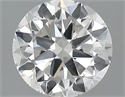 0.50 Carats, Round Diamond with Fair Cut, F Color, SI1 Clarity and Certified by GIA