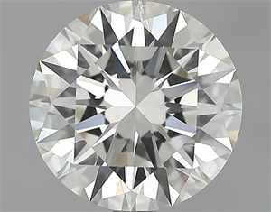 Picture of 2.35 Carats, Round Diamond with Excellent Cut, J Color, IF Clarity and Certified by GIA