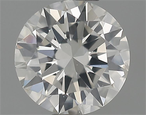 Picture of 0.53 Carats, Round Diamond with Very Good Cut, I Color, SI2 Clarity and Certified by GIA