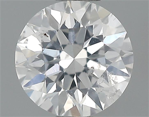 Picture of 0.50 Carats, Round Diamond with Very Good Cut, E Color, I1 Clarity and Certified by GIA