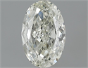 0.71 quilates, Ovalado Diamante , Color L, claridad VVS1 y certificado por GIA