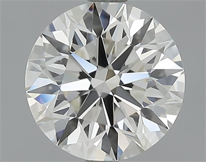 Picture of 2.20 Carats, Round Diamond with Excellent Cut, H Color, VVS1 Clarity and Certified by GIA