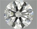 4.07 quilates, Redondo Diamante , Color K, claridad VVS2 y certificado por HRD