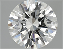 3.08 Carats, Round Diamond with Excellent Cut, I Color, VS1 Clarity and Certified by GIA
