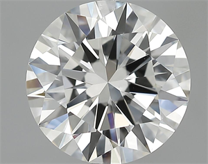 Picture of 3.08 Carats, Round Diamond with Excellent Cut, I Color, VS1 Clarity and Certified by GIA