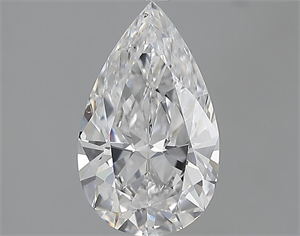 Picture of 1.57 Carats, Pear Diamond with  Cut, D Color, SI1 Clarity and Certified by GIA