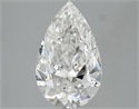 3.21 Carats, Pear Diamond with  Cut, F Color, SI1 Clarity and Certified by GIA