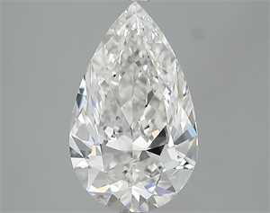 Picture of 3.21 Carats, Pear Diamond with  Cut, F Color, SI1 Clarity and Certified by GIA