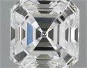 1.01 Carats, Asscher Diamond with  Cut, F Color, VS1 Clarity and Certified by GIA