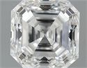 1.08 Carats, Asscher Diamond with  Cut, F Color, VS1 Clarity and Certified by GIA
