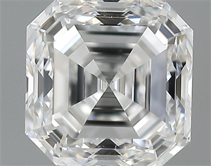 Picture of 1.08 Carats, Asscher Diamond with  Cut, F Color, VS1 Clarity and Certified by GIA