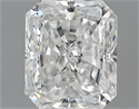 2.01 Carats, Radiant Diamond with  Cut, E Color, VS2 Clarity and Certified by GIA