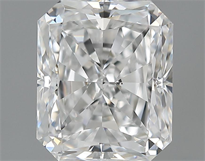 Picture of 2.01 Carats, Radiant Diamond with  Cut, E Color, VS2 Clarity and Certified by GIA