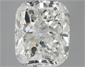 5.02 Carats, Cushion Diamond with  Cut, H Color, VS1 Clarity and Certified by GIA