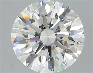Foto 3.77 quilates, Redondo Diamante , Color H, claridad VVS2 y certificado por GIA de