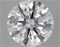 3.73 Carats, Round Diamond with Excellent Cut, D Color, VVS1 Clarity and Certified by GIA