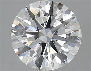 Picture of 3.73 Carats, Round Diamond with Excellent Cut, D Color, VVS1 Clarity and Certified by GIA