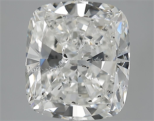 Picture of 6.00 Carats, Cushion Diamond with  Cut, F Color, SI2 Clarity and Certified by IGI