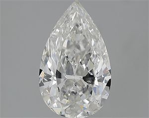 Picture of 2.02 Carats, Pear Diamond with  Cut, F Color, SI2 Clarity and Certified by GIA